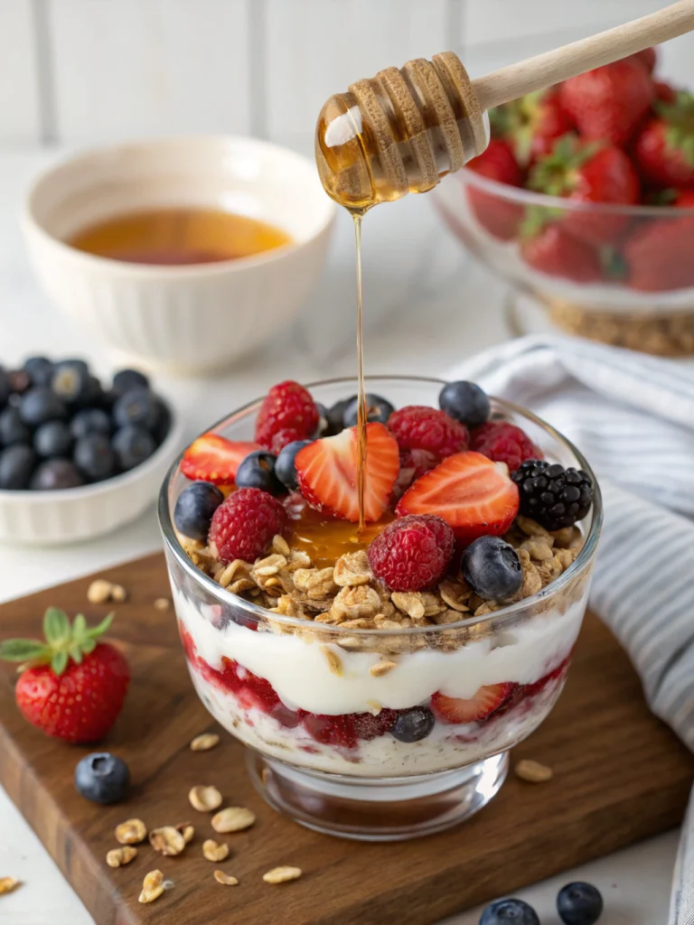 Greek yogurt parfait
