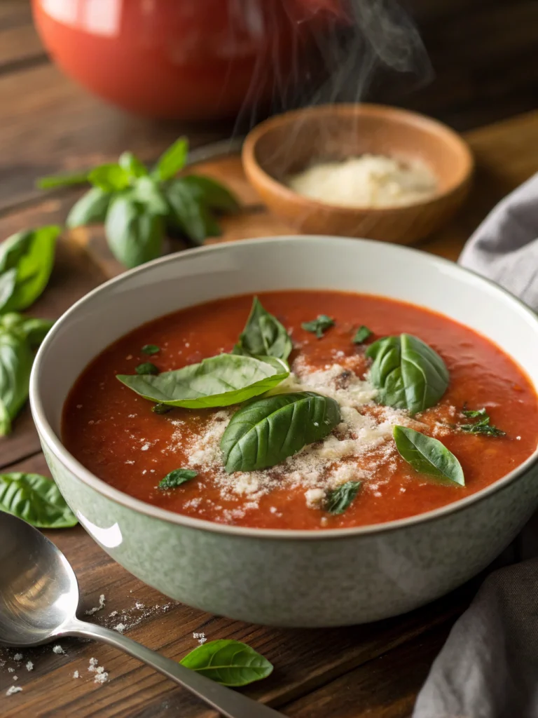 Tomato basil soup